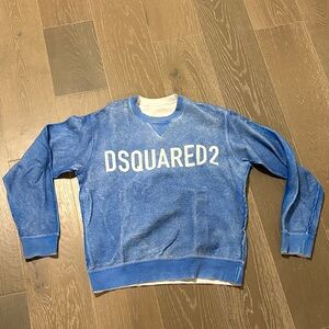 DSQUARED2 Classic Blue Crewneck Sweater